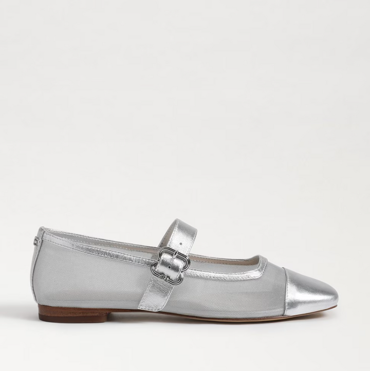 Miranda Mary Jane Flat Soft Silver