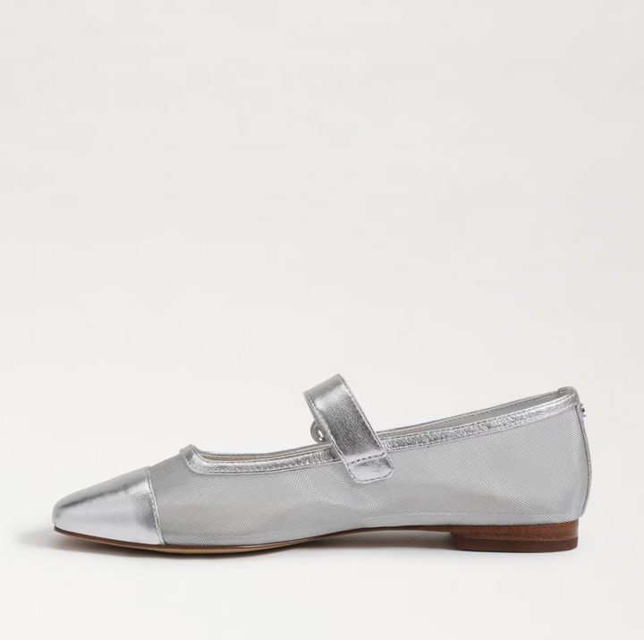 Miranda Mary Jane Flat Soft Silver