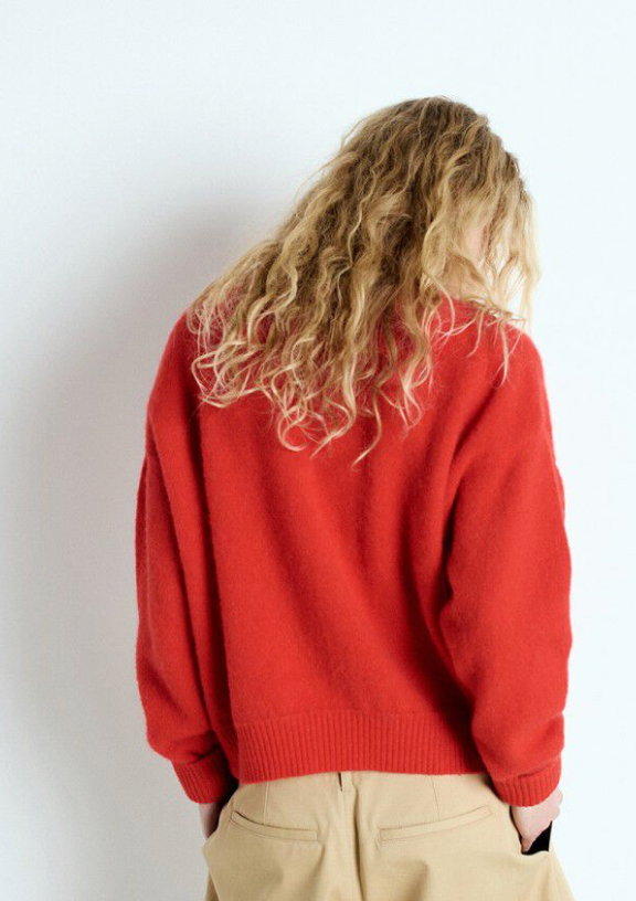 Vitow Crewneck Sweater Strawberry