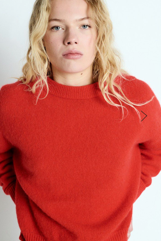 Vitow Crewneck Sweater Strawberry