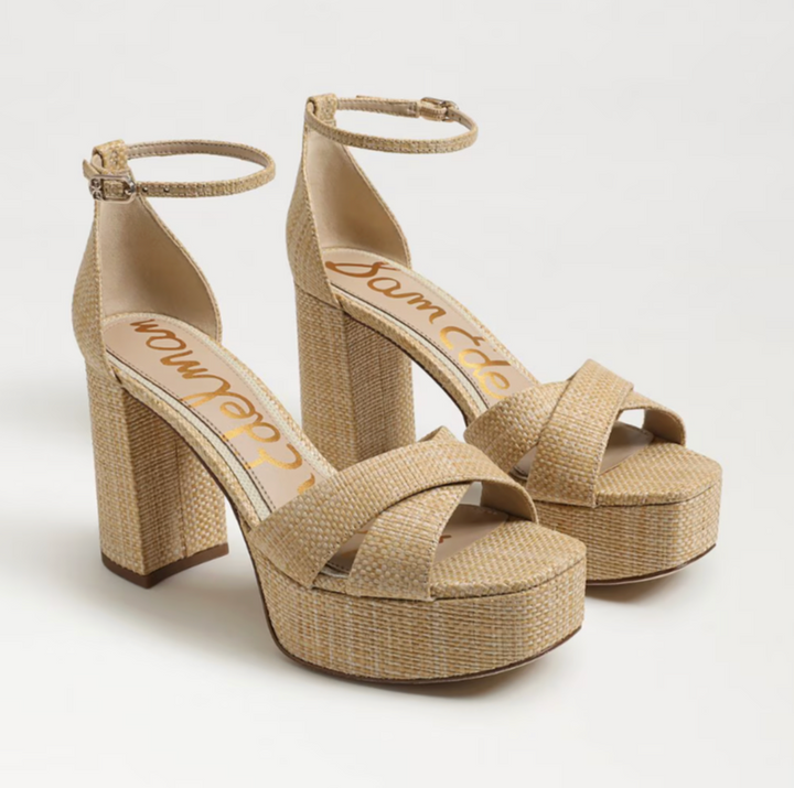 Jullian Platform Heel Beechwood Weave