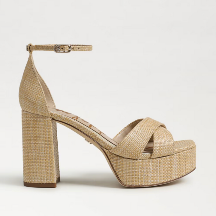 Jullian Platform Heel Beechwood Weave