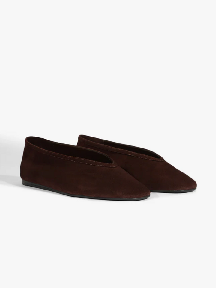 Courtney Suede Flat