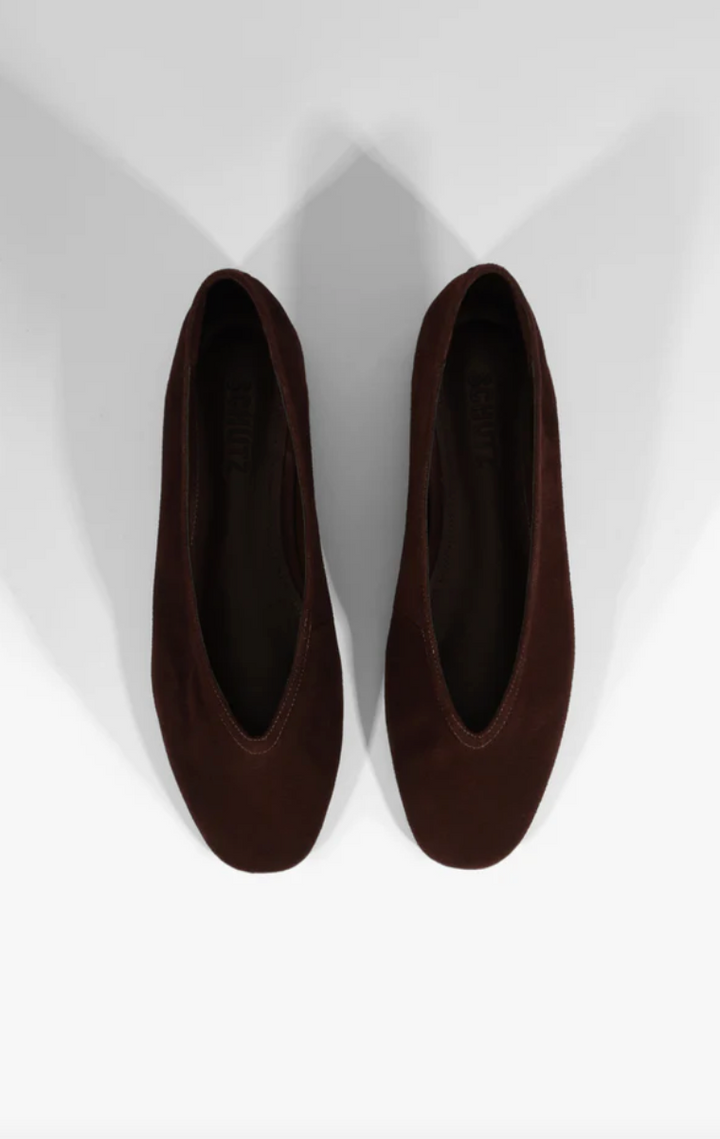 Courtney Suede Flat