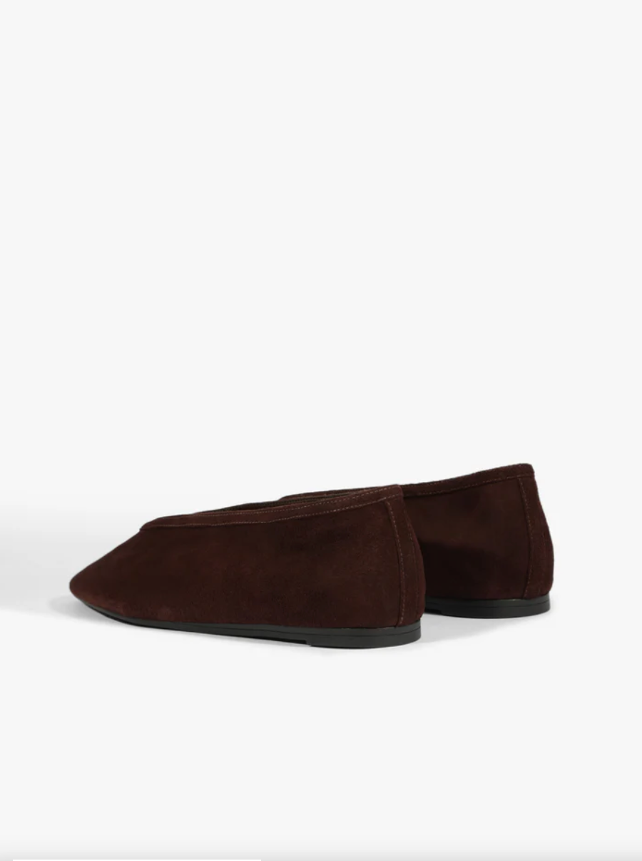 Courtney Suede Flat