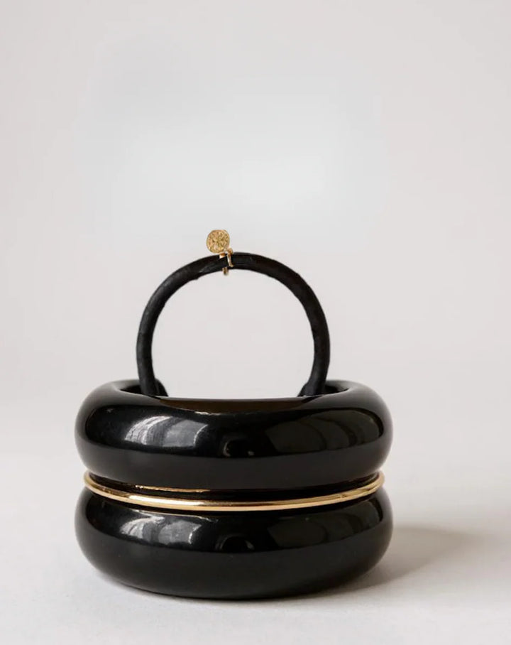 Double Hair Cuff Black