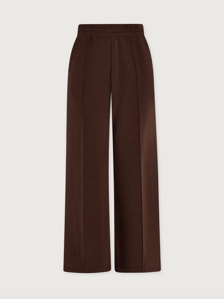 The Wide Leg Pant 30 Coffee Bean Marl