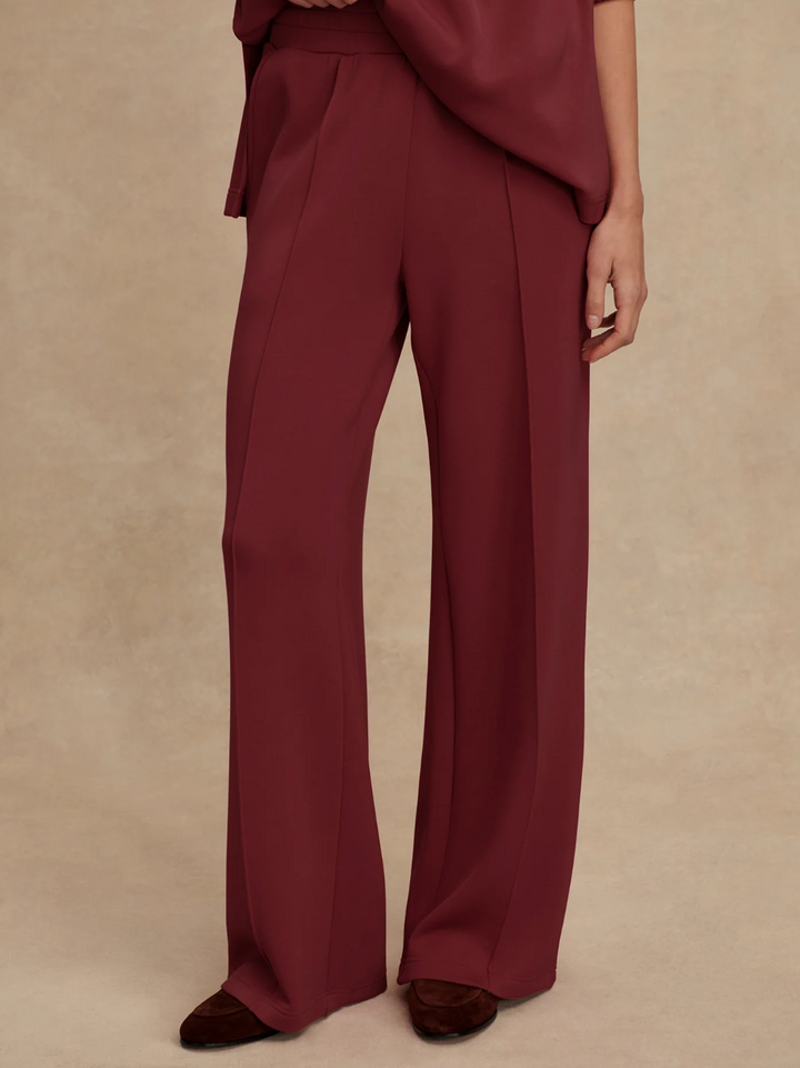 The Wide Leg Pant 30 New Maroon