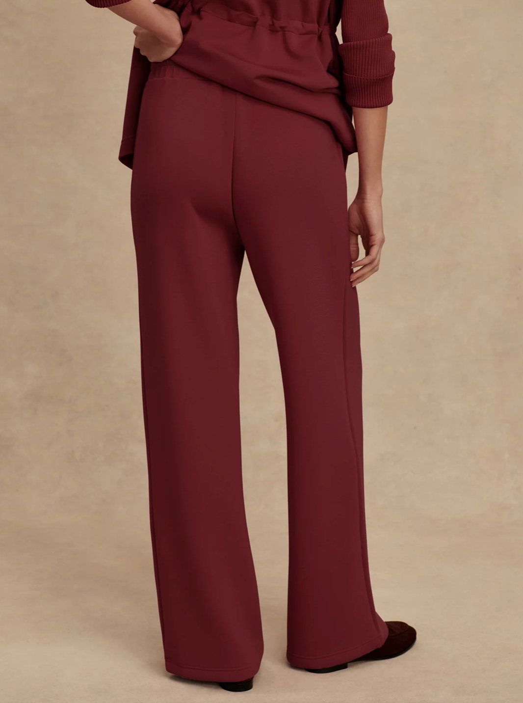 The Wide Leg Pant 30 New Maroon