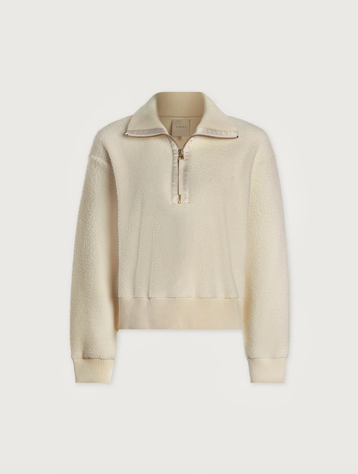 Roselle Half Zip Fleece Egret