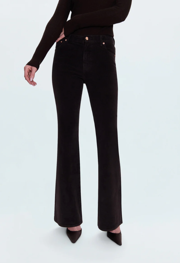 Kinsley Mid Rise Flare Mocha