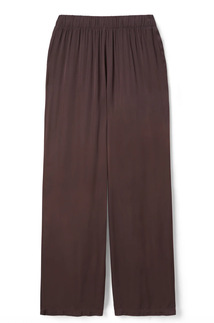 Camile Satin Wide Leg Pant