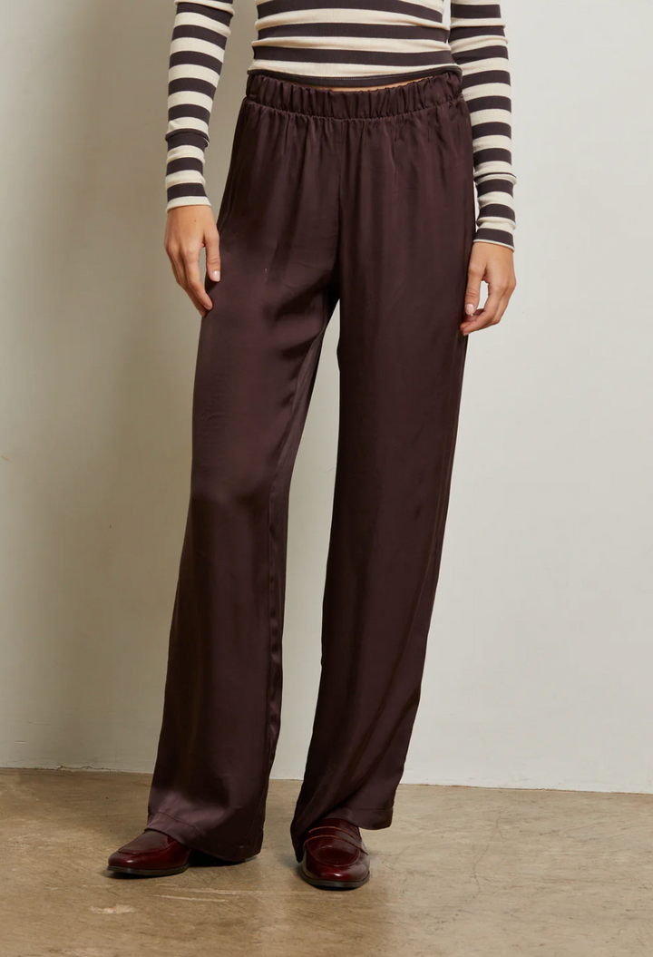 Camile Satin Wide Leg Pant