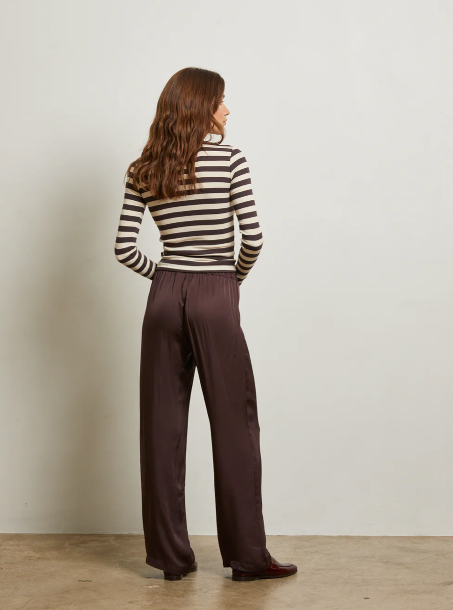 Camile Satin Wide Leg Pant