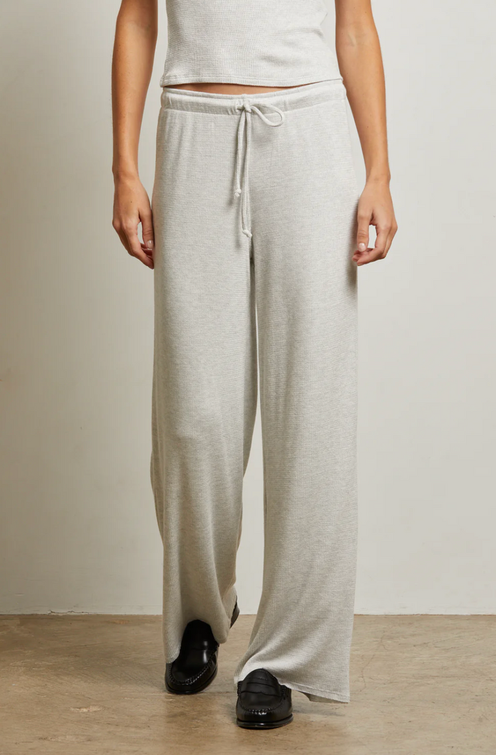 Maddie Brushed Waffle Drawstring Pant