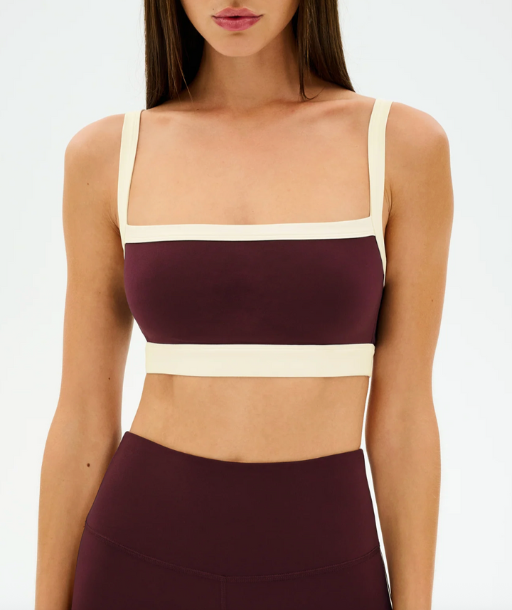 Monah Rigor Bra Dk Cherry/Creme