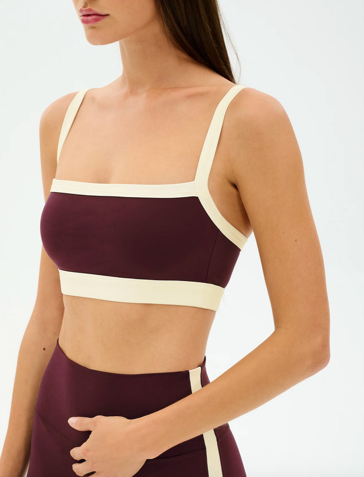 Monah Rigor Bra Dk Cherry/Creme
