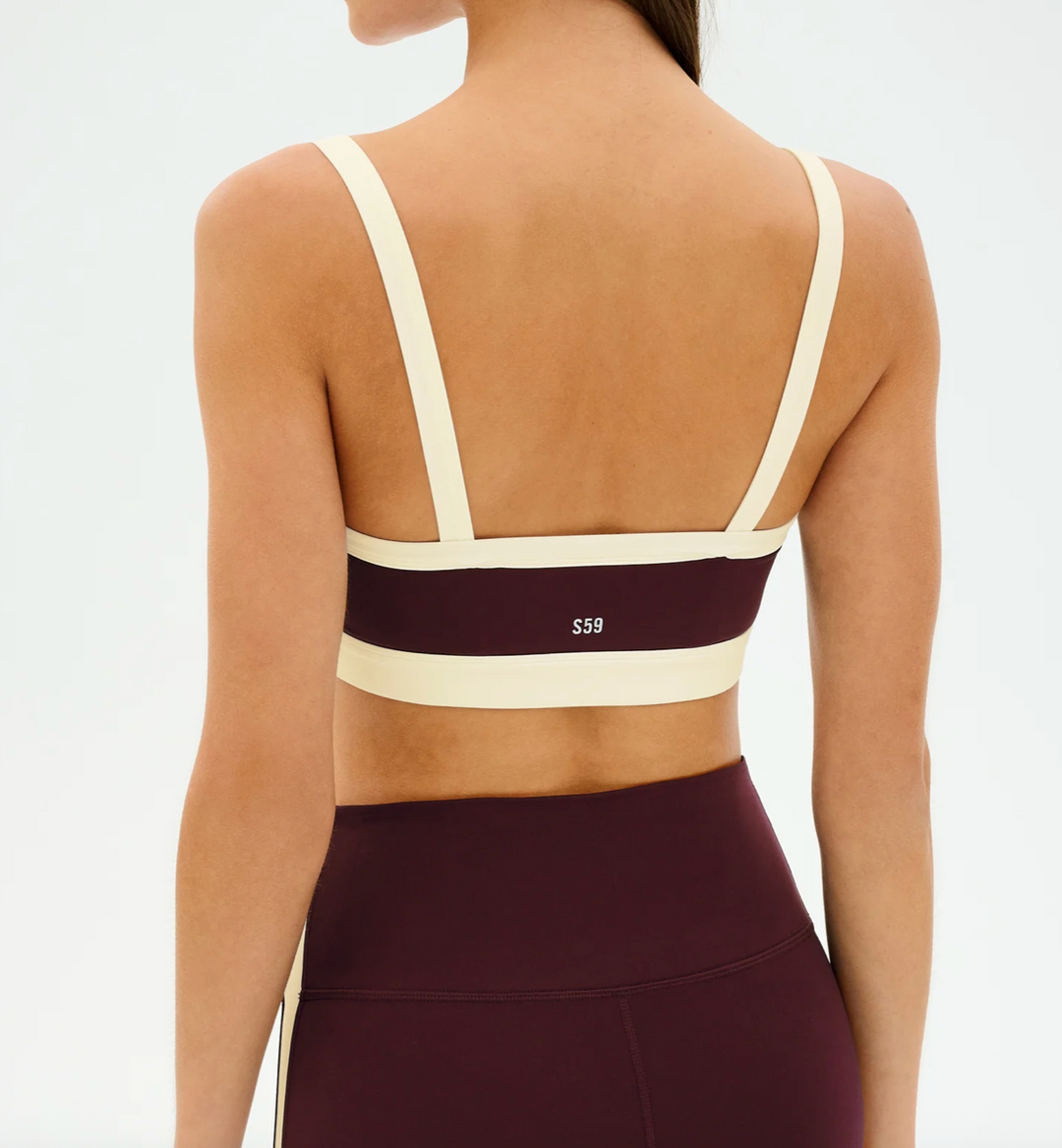 Monah Rigor Bra Dk Cherry/Creme