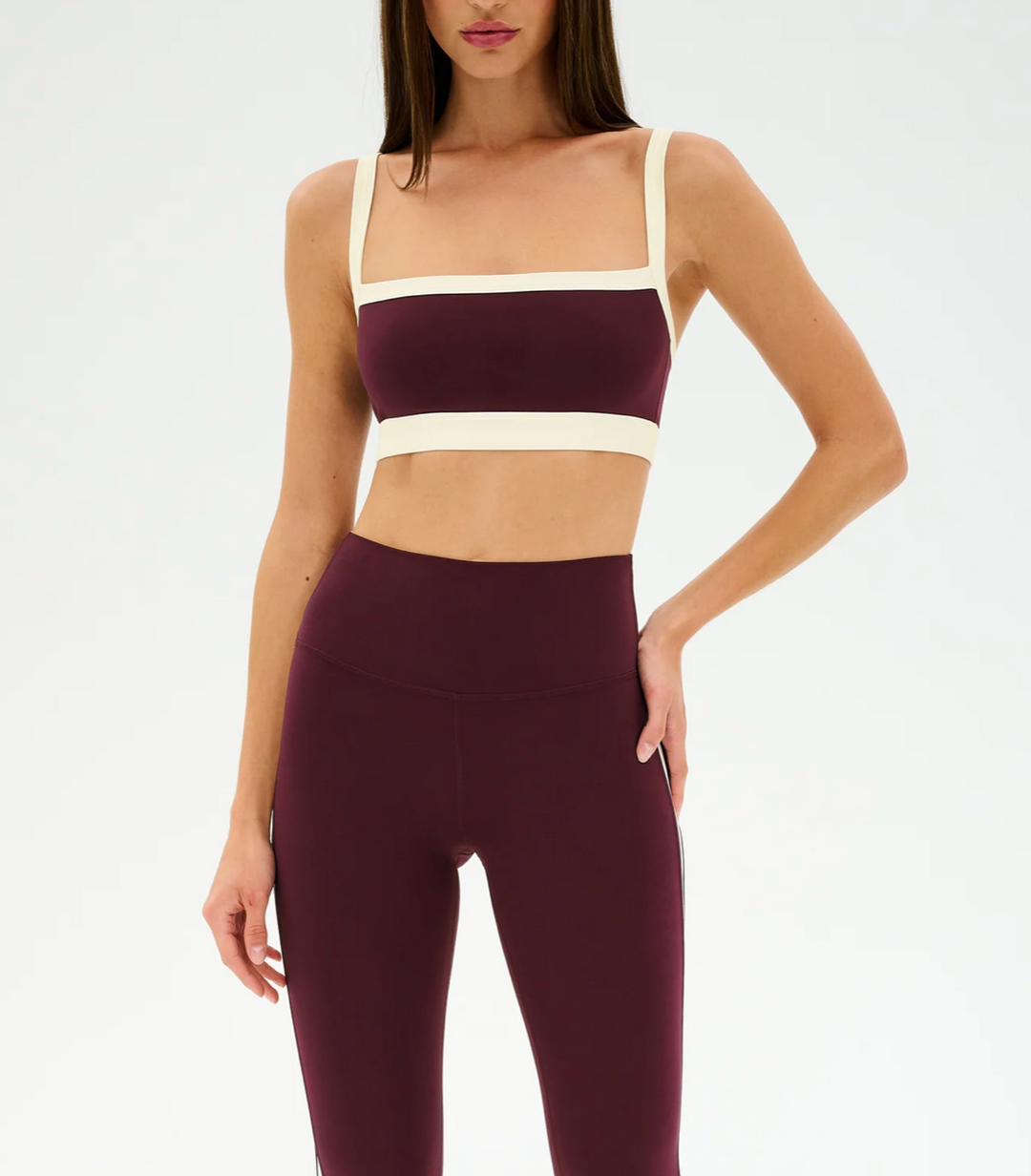 Monah Rigor Bra Dk Cherry/Creme