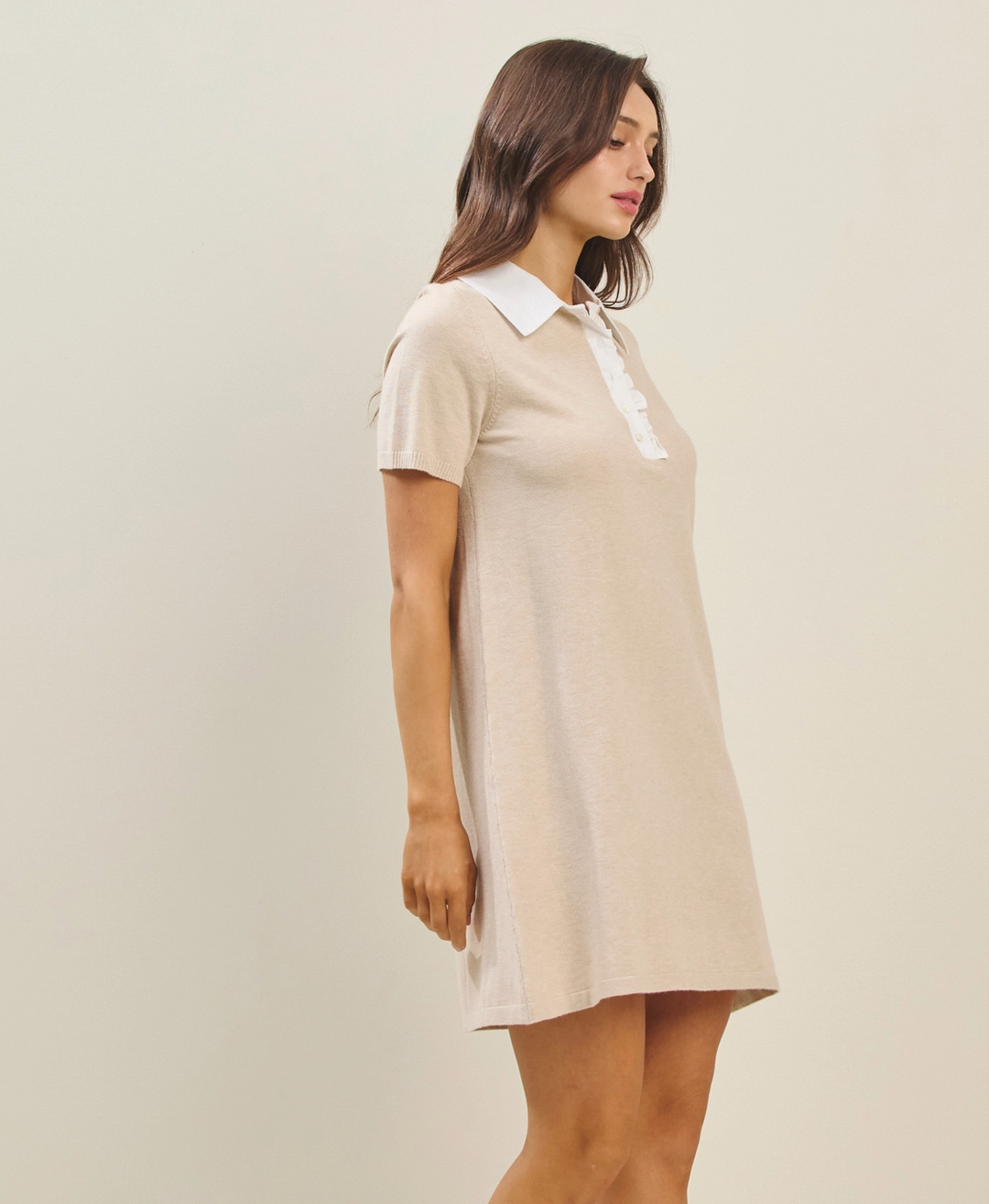 Adele Knit Dress Oatmeal