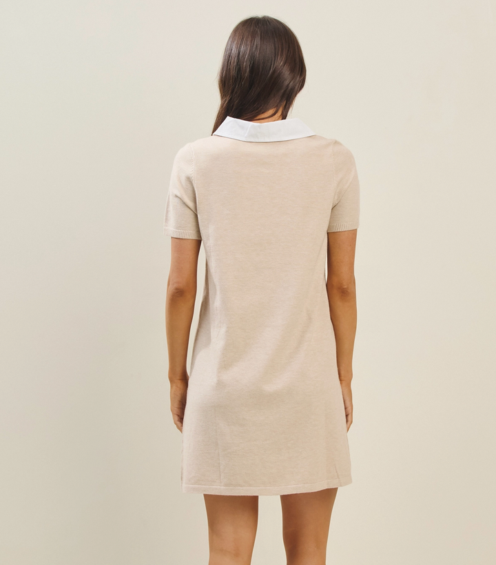 Adele Knit Dress Oatmeal