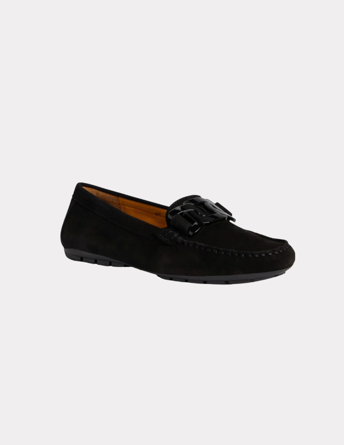Aiker Loafer Black Suede