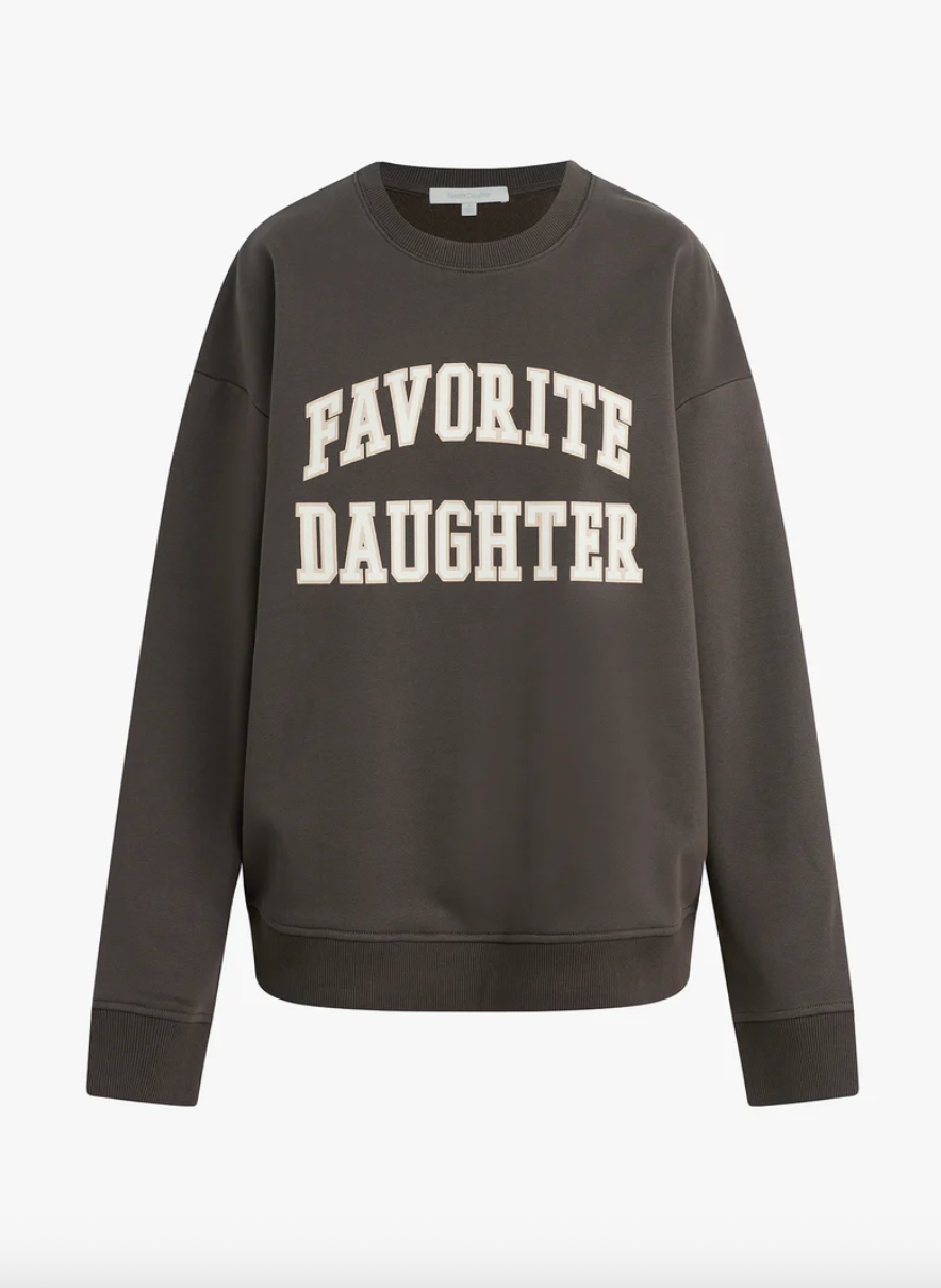 Collegiate Sweatshirt Coffee/Gardenia