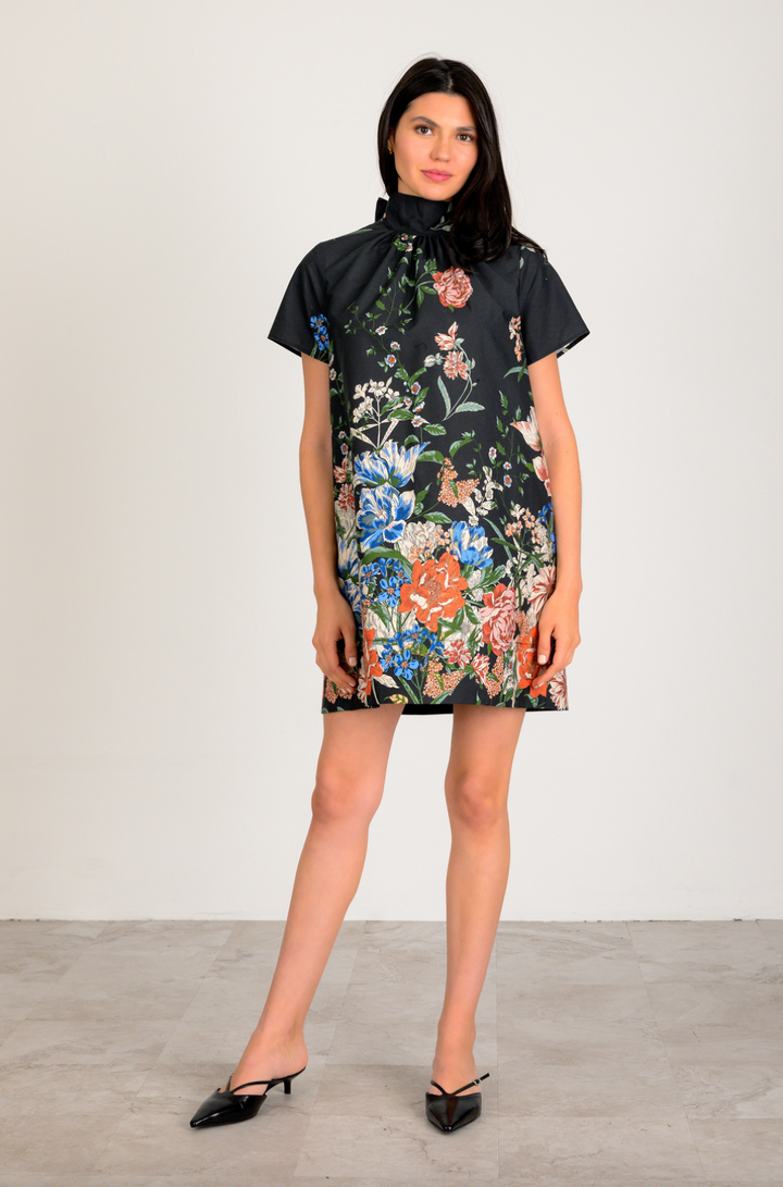 Rory Dress Black Multi