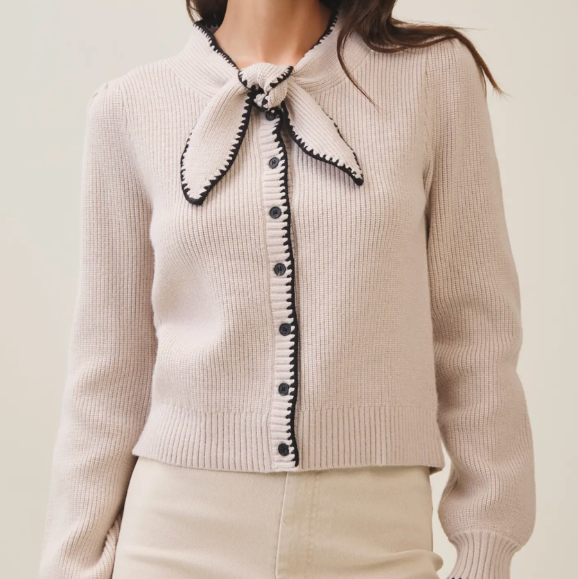 Clarissa Sweater Sand/Black