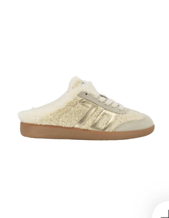 Easter FL Backless Sneakers Butter Gold