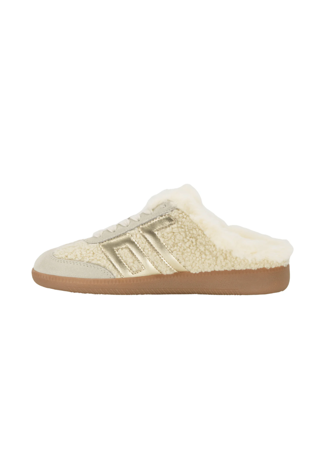 Easter FL Backless Sneakers Butter Gold
