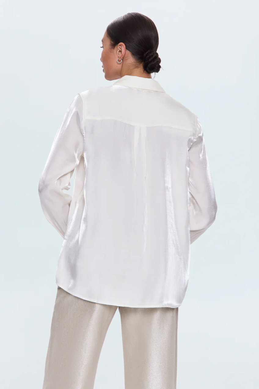 Tilda Button Up Ecru