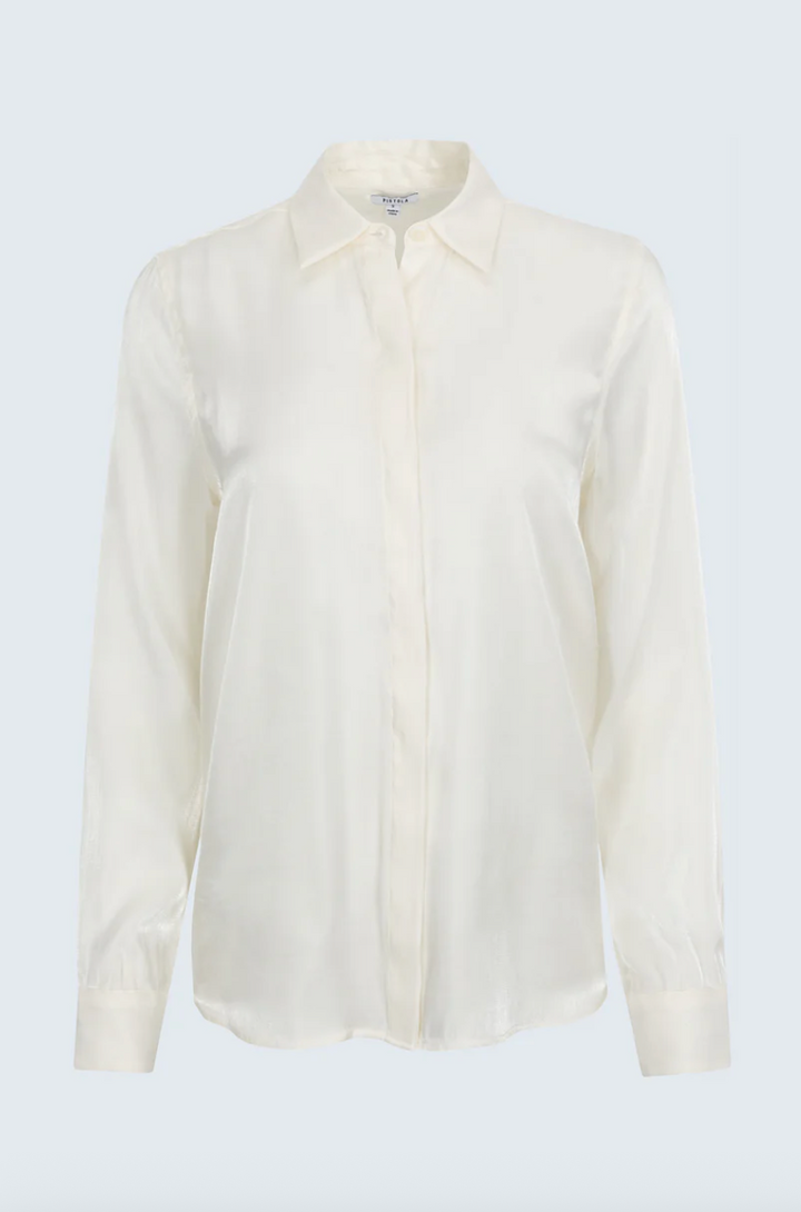 Tilda Button Up Ecru