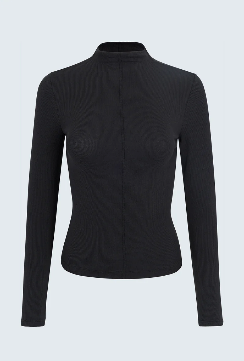 Dara Long Sleeve Top Noir