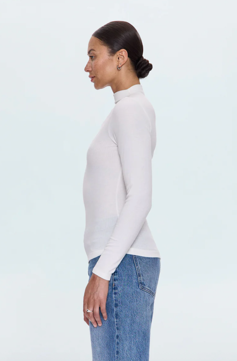 Dara Long Sleeve Top Ecru