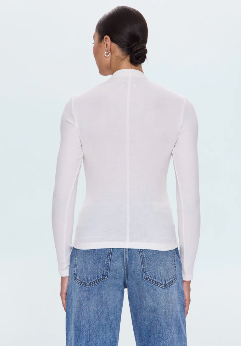 Dara Long Sleeve Top Ecru