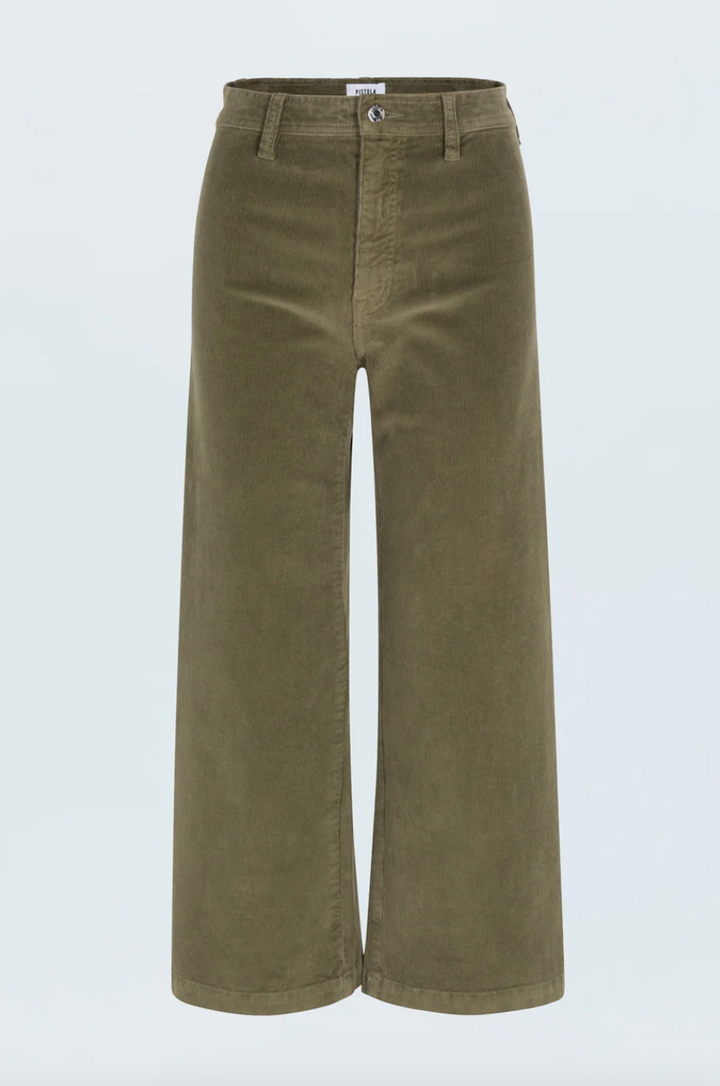 Penny High Rise Wide Leg Crop Sequoia