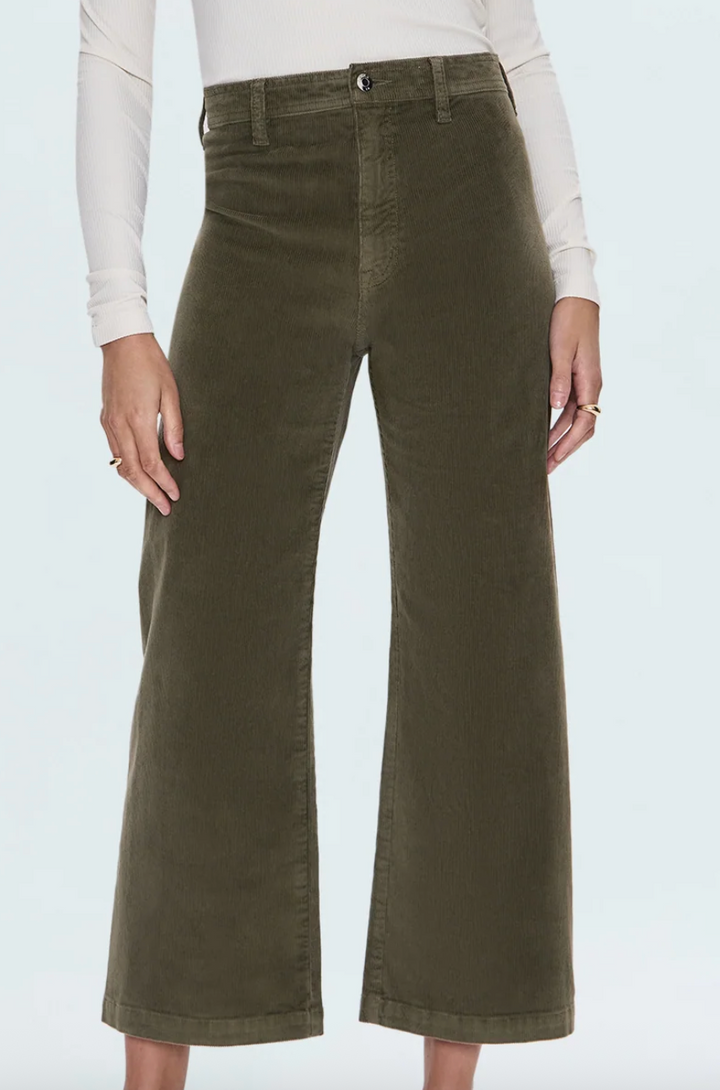 Penny High Rise Wide Leg Crop Sequoia