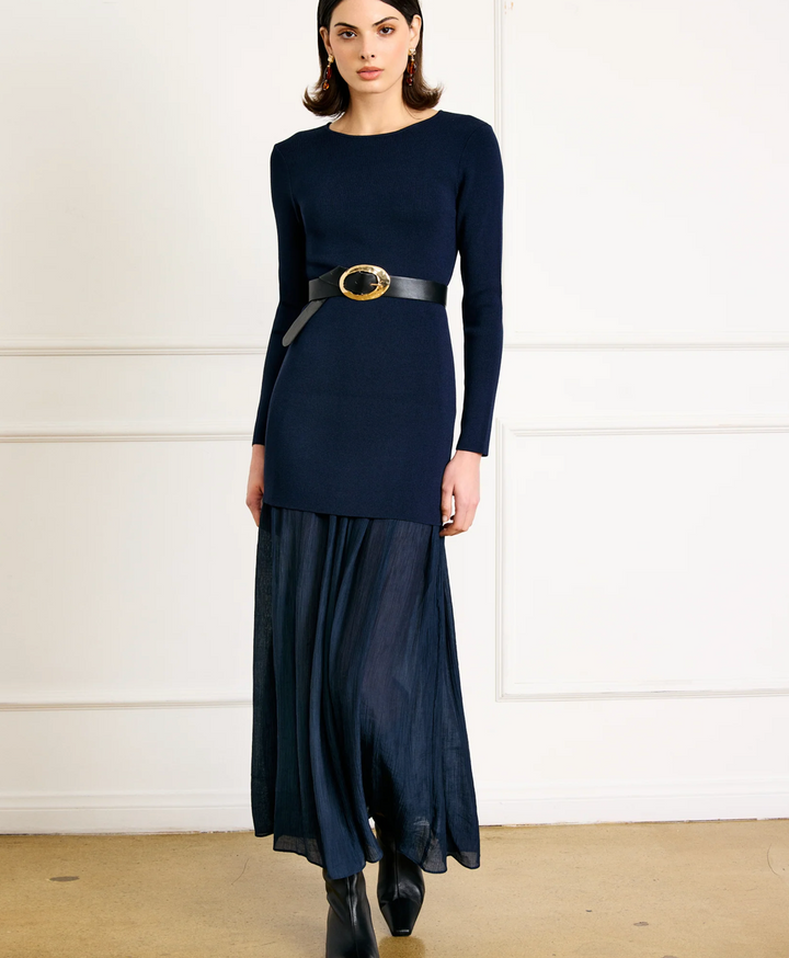 Gemma Mix-Media Dress