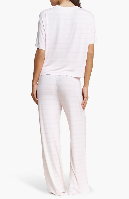 All American Pajamas Pink Houndstooth