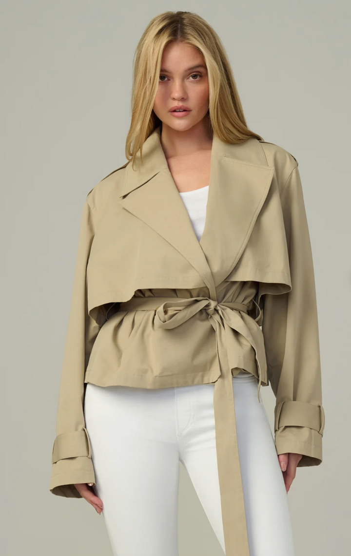 The Liz Cropped Trench Coat