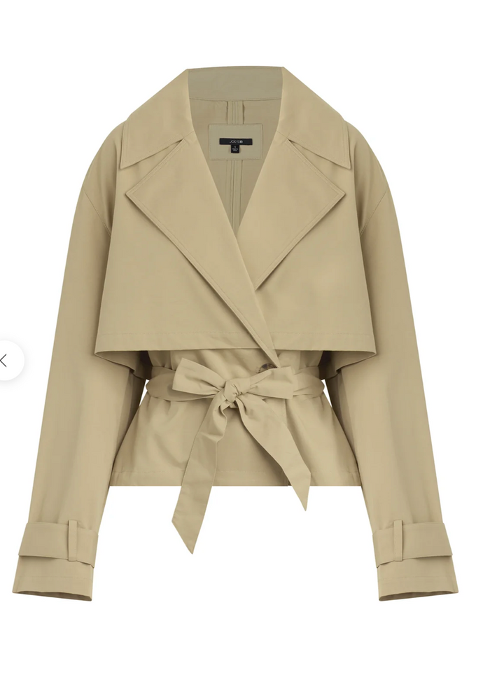 The Liz Cropped Trench Coat