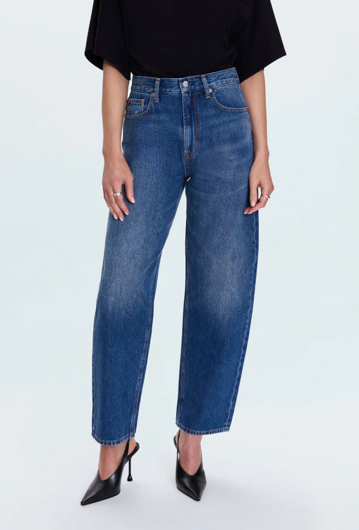 Wes High Rise Barrel Jean Premiere