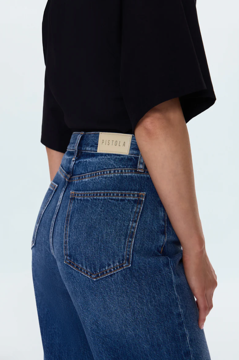 Wes High Rise Barrel Jean Premiere