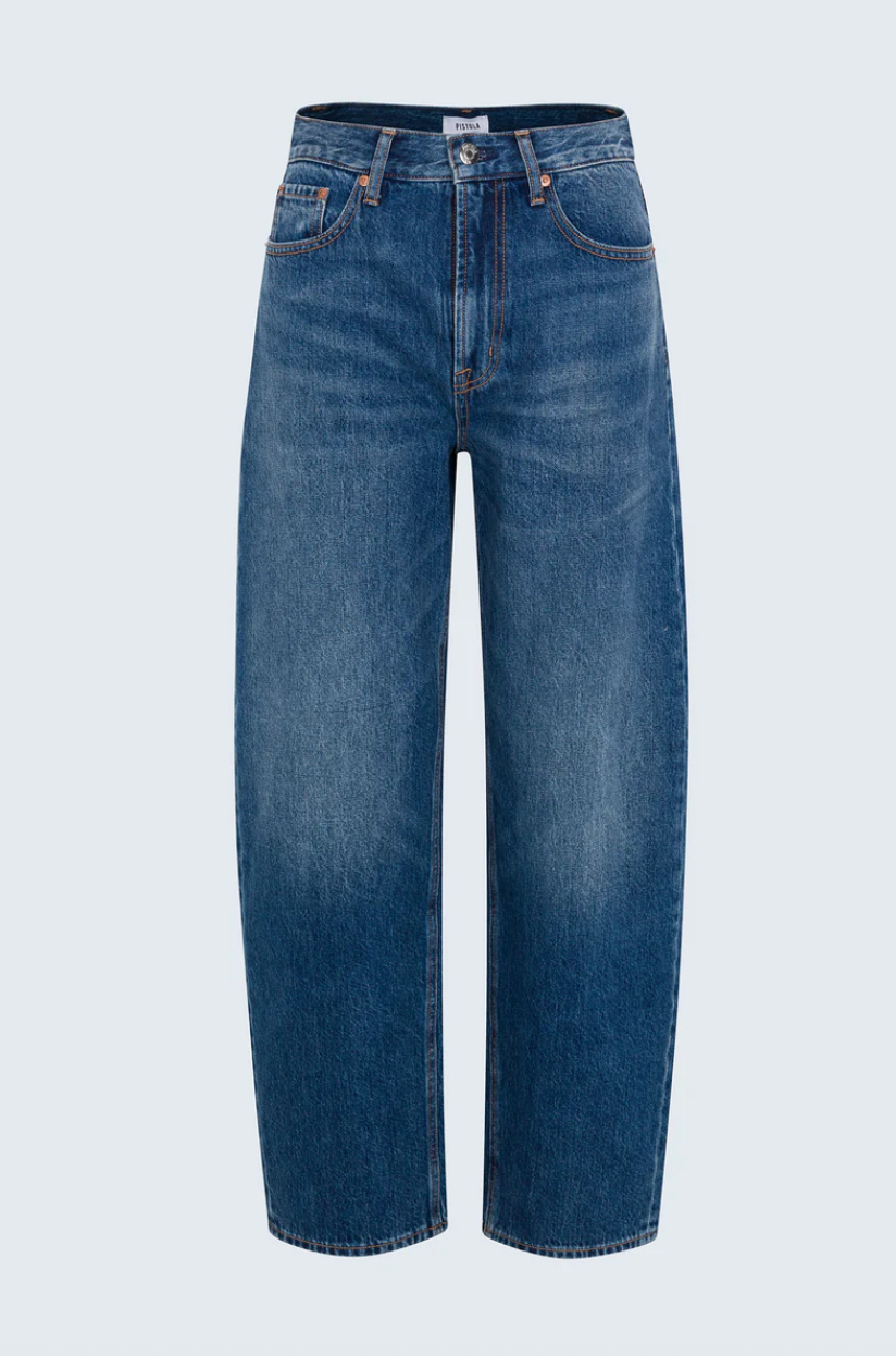 Wes High Rise Barrel Jean Premiere