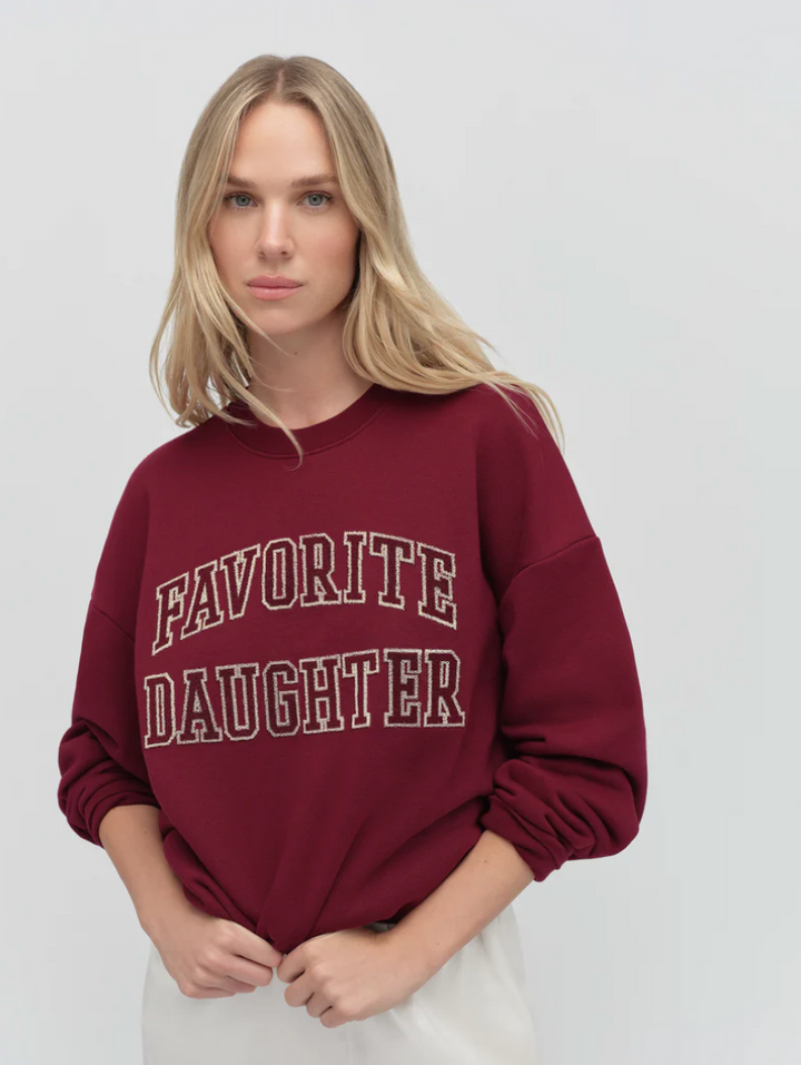 The Collegiate Embroidery Sweatshirt