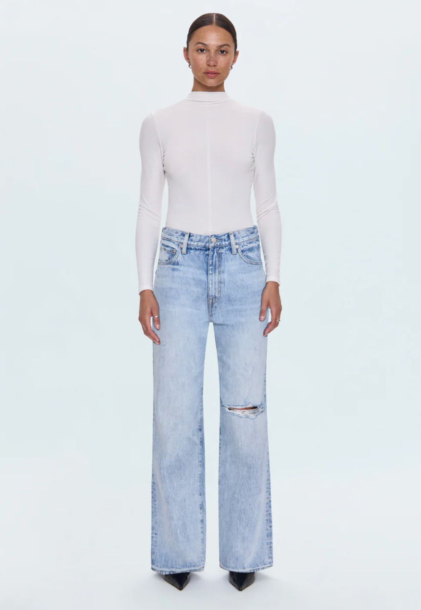 Hendrix High Rise Relaxed Jean Revel Distressed