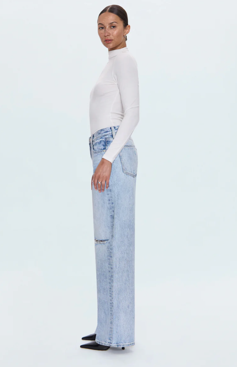 Hendrix High Rise Relaxed Jean Revel Distressed