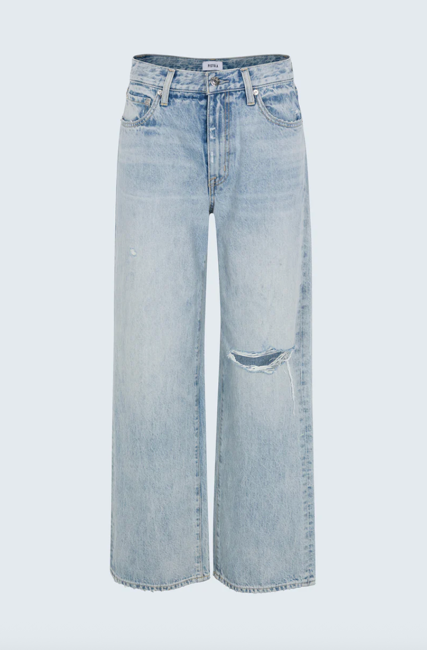 Hendrix High Rise Relaxed Jean Revel Distressed