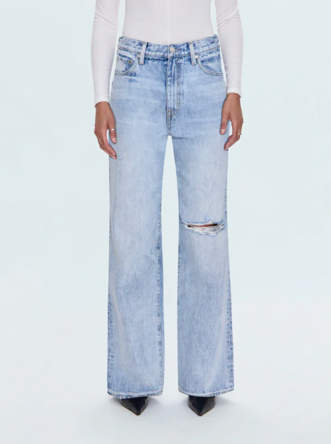 Hendrix High Rise Relaxed Jean Revel Distressed